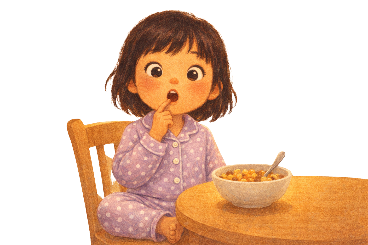 PlotJoys illustration — a child enjoying a storybook moment